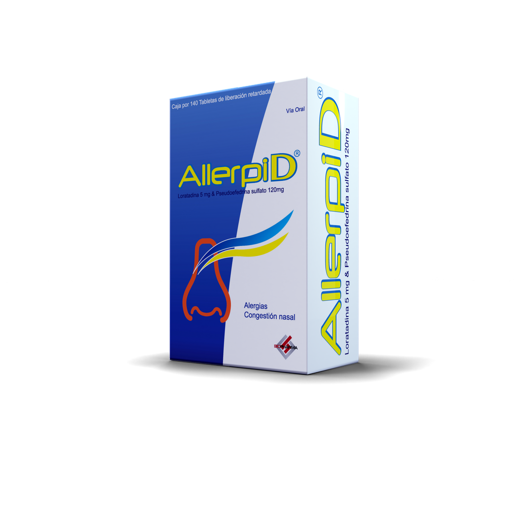 [ALD120] ALLERPID 5MG/120MG 140 TAB.