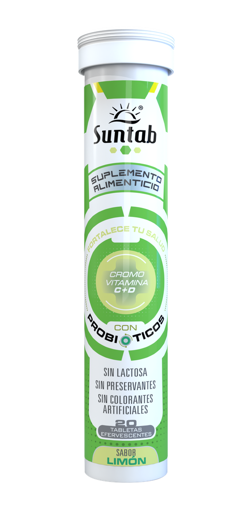 SUNTAB CROMO LIMON/FCO 20 TAB