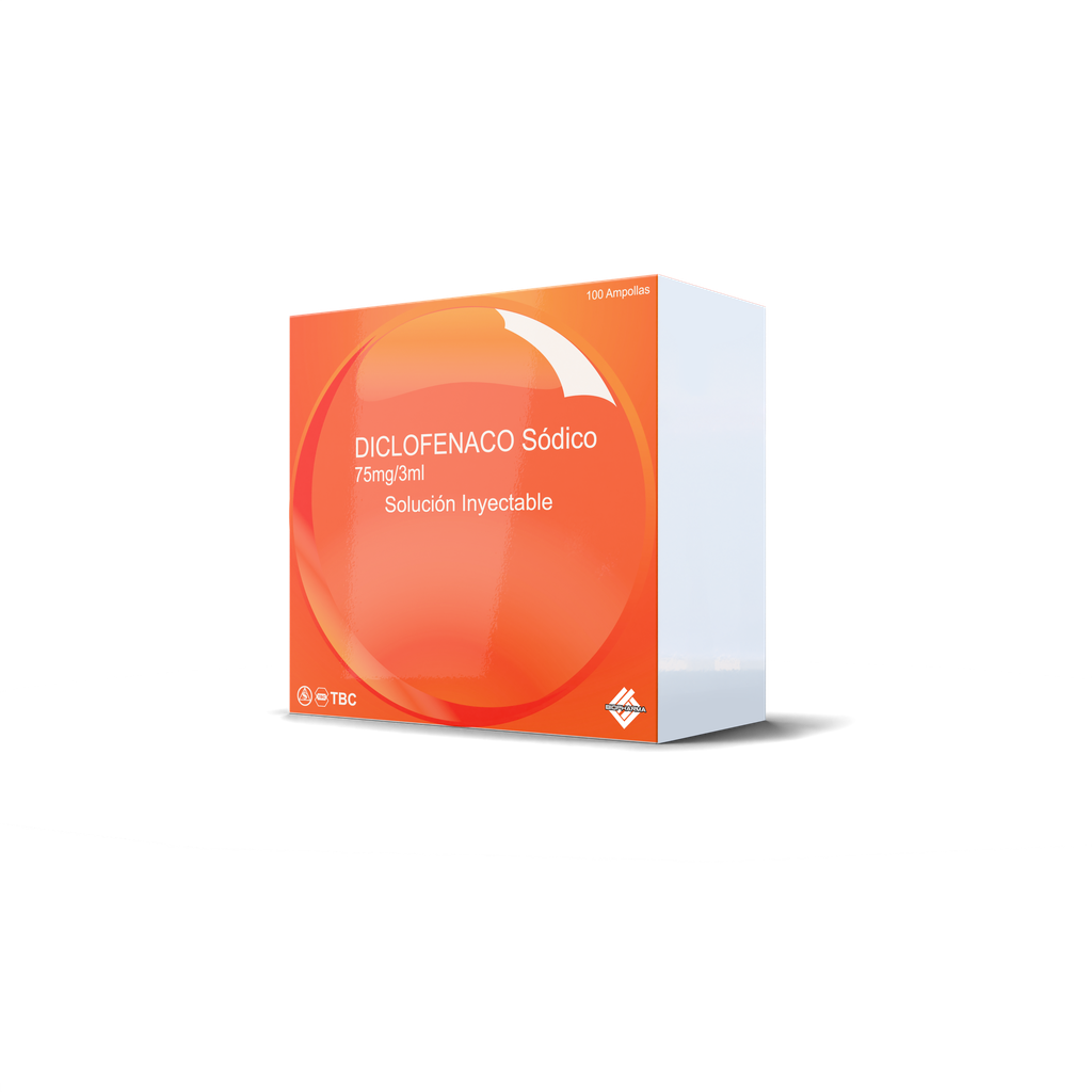 [DIC075] DICLOFENACO 75MG/3ML INY 100 AMP