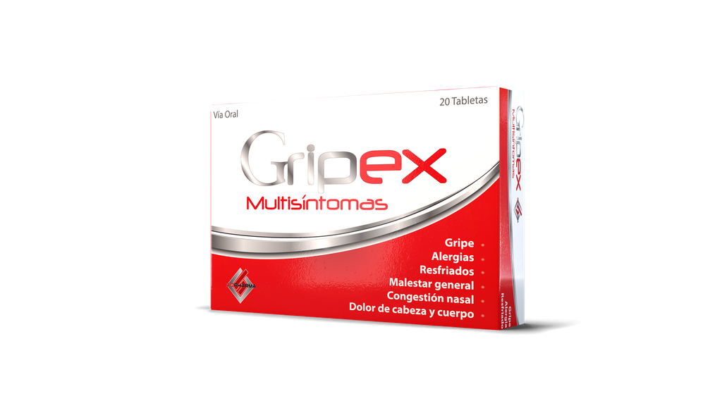 [GRM500] GRIPEX MULTISÍNTOMAS 20 TAB